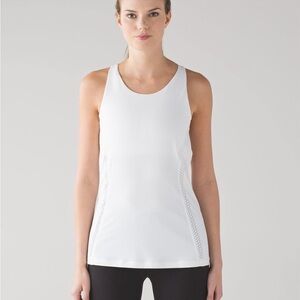 Lululemon Athletica White Tank Top